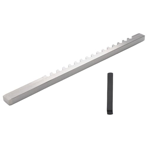 findmall B1-5mm High Speed Steel Keyway Broach Set, with 1 Shim