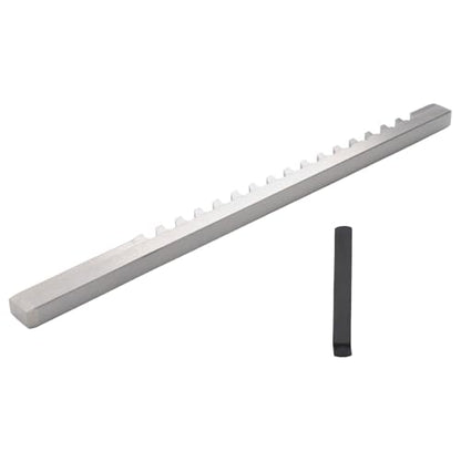 findmall B1-5mm High Speed Steel Keyway Broach Set, with 1 Shim