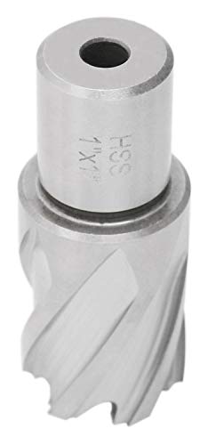 Accusize HSS Annular Cutter 1 x 1 in Cutting Depth, 3/4" Weldon Shank - size: Dia of Cut: 1 in., 3/4 in. Weldon Shank