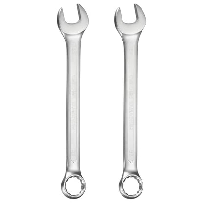 HARFINGTON 2Pcs Metric Combination Wrench 23mm Open End & 15-Degree Offset - size: 23mm