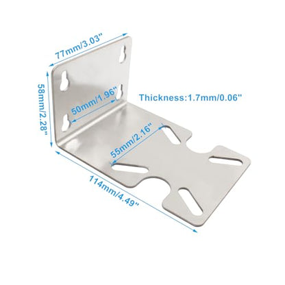 2Pcs Stainless Steel Water Filter Housing Bracket