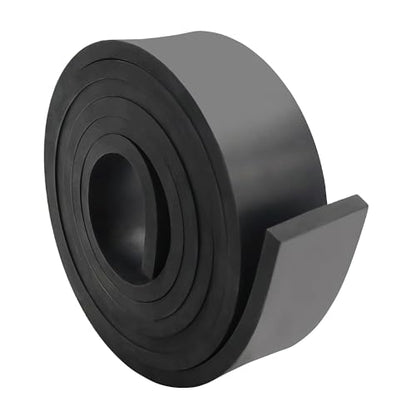 DEVNOL Rubber Strip 1/2(.500)" Thick X 3" Wide X 10'Long Grade 65A for Gasket, Surface Protection, Sealing - size: 1/2" x 3" x 10'