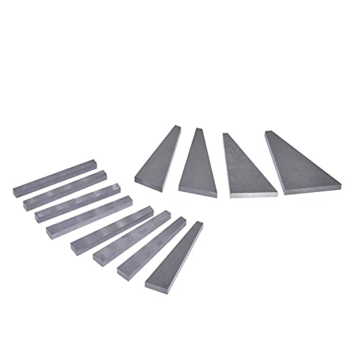 ALL-CARB 12Pcs Accuracy Angle Block Set Machinist Tool Angle Gauge Block 1/4°- 30°Lathes Milling Ground Gauge Angle Gage Inspection Block Set