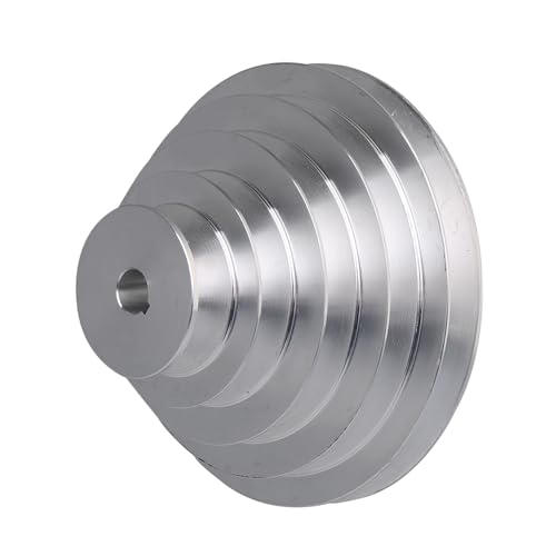 5 Stepped Pulley 18mm Bore | Aluminum Cone Pulley | 5mm Keywayed - size: 18MM BORE