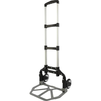 Folding Hand Truck - Dolly Cart with 154lb Capacity - Lightweight and Compact Aluminum Folding Cart with Telescoping Handle for Moving by Stalwart - size: 154lb Capacity