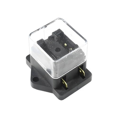 2-Way Covered Standard Blade Fuse Distribution Block - size: 2P
