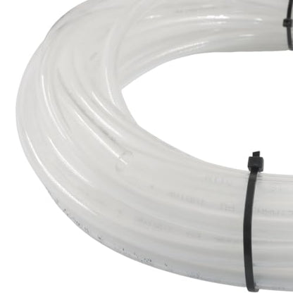 39ft 8mm OD x 5mm ID Pneumatic Tubing Pipe, (Transparent) - color: Transparent, size: 8mm OD x 5mm ID