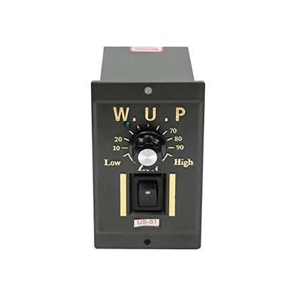 AC High Torque Motor,110V 120W Electric Gear Motor with Variable Speed Adjustable Controller,90°Right Angle Output 45RPM 20NM
