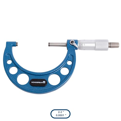 6 Pcs Outside Micrometer Set, Professional Precision Machinist Tool, 0-1"/1-2"/2-3"/3-4"/4-5"/5-6" Measuring Range, 0.0001" Graduation, Professional Accuracy for Metalworking & Engineering - size: 6-piece Set (0-1"/1-2"/2-3"/3-4"/4-5"/5-6" Range)
