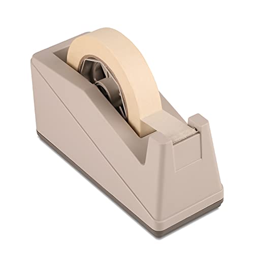 Lichamp Desk Tape Dispenser 3in Core for Masking/Painters Tapes Gray