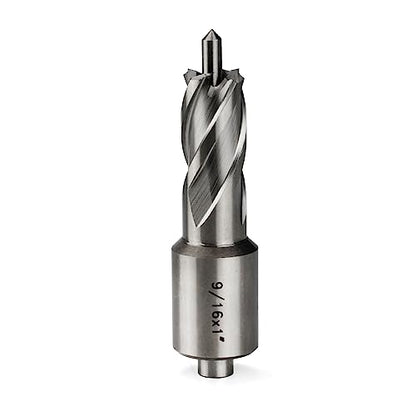 OSCARBIDE 9/16" x 1" HSS Annular Cutter 3/4" Weldon Shank Mag Drill Bit