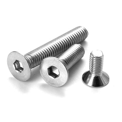 1/4-20 x 2-3/4''(10 Pack) Flat Head Hex Socket Cap Screws Countersunk Bolts, Allen Socket Drive, 304 Stainless Steel 18-8, Fully Machine Thread, Bright Finish (with hex Spanner) - size: 1/4 × 2-3/4''
