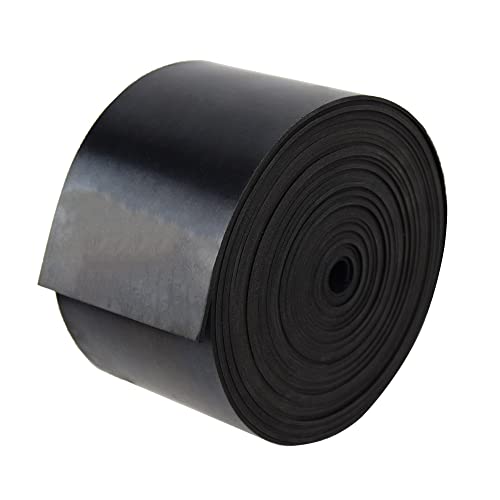 DOBTIM Solid Rubber Strips Neoprene Rubber Weather Stripping for Garage Door Seals Under Bottom,Top, Sides (W:3 in x T: 1/16 in x L: 25 Ft) - size: 3" X 25', style: .062" thick(No Adhesive）
