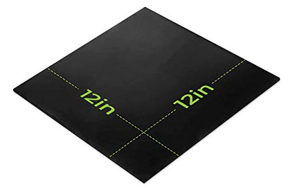 MATNIKS Neoprene Rubber Sheet, Heavy Duty, High Grade 60A, Black, 12x12-Inch by 1/16" (+/- 5%) for Plumbing, Gaskets DIY Material, Supports, Leveling, Sealing, Bumpers, Protection, Flooring - size: 1/16-inch by 12in x 12in