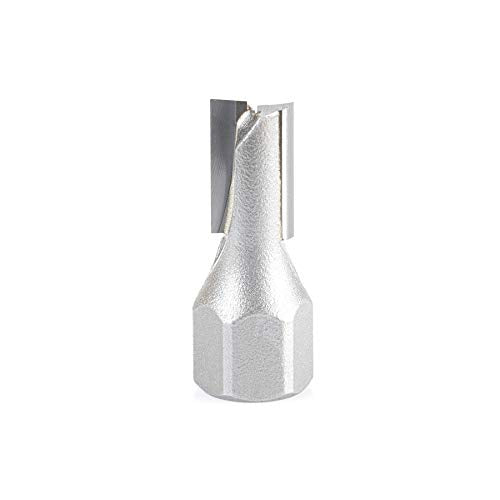 Amana Tool 56274 Carbide Tipped Mortising Screw Cutter 3/8 Dia x 9/16 Inch Cut Height x 1/4-28 Thread - size: 3/8 Dia x .605 x 1/4-28 Thread