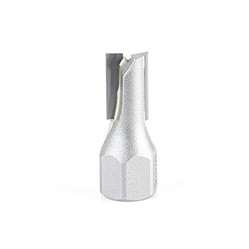 Amana Tool 56276 Carbide Tipped Mortising Screw Cutter 3/8 + 0.015 Dia x 9/16 Inch Cut Height x 1/4-28 Thread - size: .015 Dia x .605 x 1/4-28
