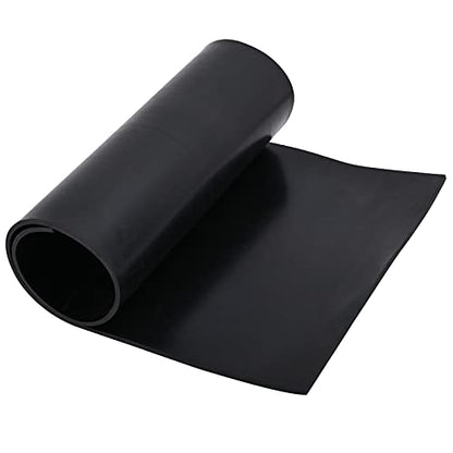 Neoprene Rubber Sheet Roll - 1/8 Inch Thick x 12 Inch Wide x 2 Feet Long Solid Rubber Gasket Seal for DIY Gaskets, Pads, Seals, Crafts, Flooring, Cushioning of Anti-Vibration, Anti-Slip - size: W:12In x T: 1/8In x L: 2Ft