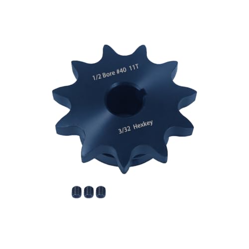 #40 Sprocket 11T 1/2" Bore Hardened Black Oxide - size: 11 teeth, style: 1/2" in bore