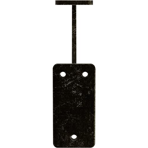 2" W x 7" D x 7" H Bradford Steel Bracket, Antiqued Warm Silver - color: Antiqued Warm Silver, size: 2-in. W x 7-in. D x 7-in. H
