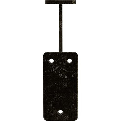 2" W x 7" D x 7" H Bradford Steel Bracket, Antiqued Warm Silver - color: Antiqued Warm Silver, size: 2-in. W x 7-in. D x 7-in. H