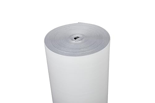 SmartSHIELD -1.5mm 48" x200ft Reflective Insulation roll 800 Sq. Ft., Foam Core Radiant Barrier, Thermal Insulation Shield - Commercial Grade Foil - White / Foil - style: 48" x 200ft WHITE/FOIL