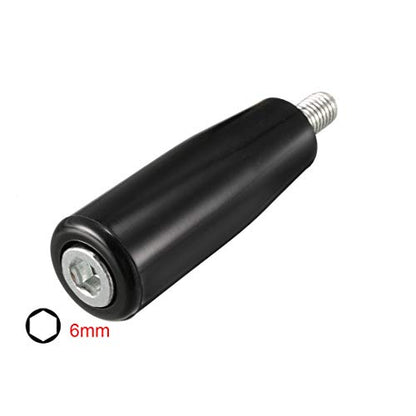 uxcell 2Pcs Revolving Handwheel Machine Handle M8x61mm Male Threaded Stem - size: M8 x 61mm