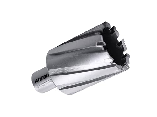 1-5/8'' Diameter x 1-3/8'' Depth of Cut Carbide Tipped TCT ANNULAR Cutter with 3/4'' Weldon Shank - size: 1-5/8'' x 1-3/8''