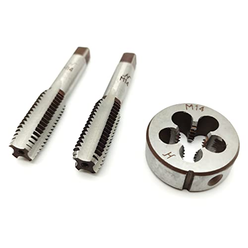AtticZone M14 x 2.0 Metric Hand Thread Tap and Die Set, Right Hand - size: M14x2.0