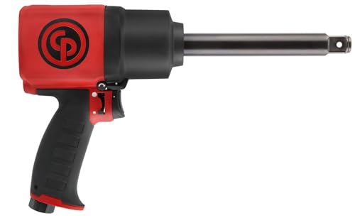 Chicago Pneumatic CP7769-6 - 3/4 Inch Air Impact Wrench with 6 Inch Extended Anvil, Pistol Handle, Max Torque Reverse Output 1440 ft. lbf / 1950 Nm, 6500 RPM, Twin Hammer, Industrial Tool, Automotive
