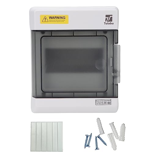 6 Way Waterproof Breaker Box for Indoor/Outdoor Settings - size: 6Way