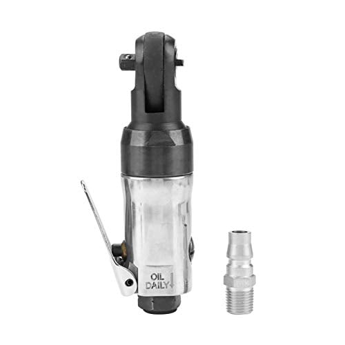 Mini Air Powered Ratchet Wrench, Drive Straight Shank Pneumatic Air Ratchet Wrench Professional Tool(3/8")