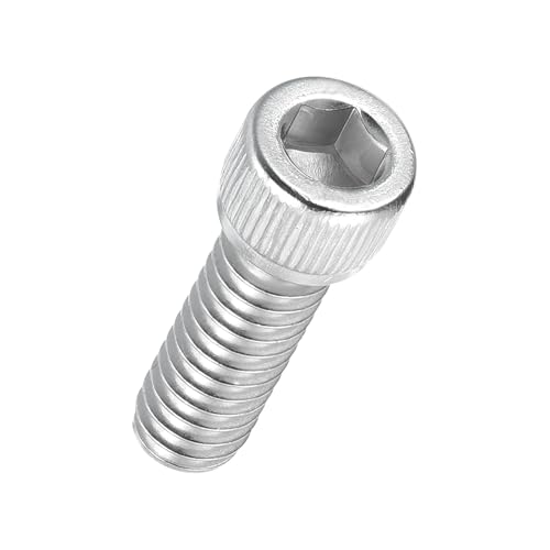 50pcs Socket Head Cap Screws 1/4"-20x3/4 304 Stainless Steel Silver - color: Silver, size: 1/4"-20 x 3/4"