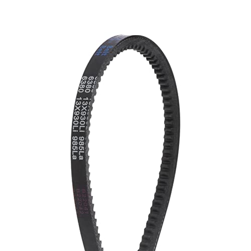 HARFINGTON 2pcs 13x930 Cogged V-Belts AX Section Drive Raw Edge Belt 930mm Inner Girth 13mm Width 8mm Thickness EPDM for Power Transmission - size: 930mm