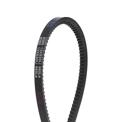 HARFINGTON 2pcs 13x930 Cogged V-Belts AX Section Drive Raw Edge Belt 930mm Inner Girth 13mm Width 8mm Thickness EPDM for Power Transmission - size: 930mm