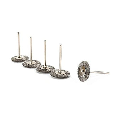Wheel Brush 100 Pcs Wire Polishing Set for Rotary Tools - style: 100PCS T-Type