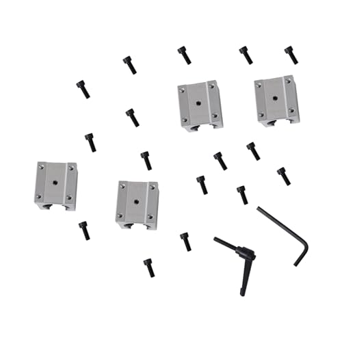 Heavy-Duty SBR20 Rail 1800mm Linear Shafts, with 4 SBR20UU Blocks