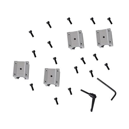 Heavy-Duty SBR20 Rail 1800mm Linear Shafts, with 4 SBR20UU Blocks