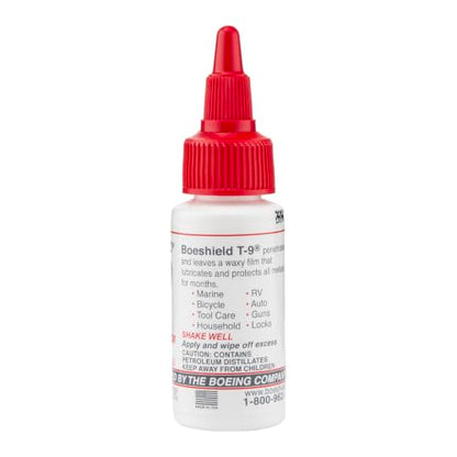 Boeshield T-9 ® Automotive Waterproof Lubricant & Corrosion Inhibitor, Wax-Based Rust Prevention and Metal Protectant, 1 oz Drip Bottle