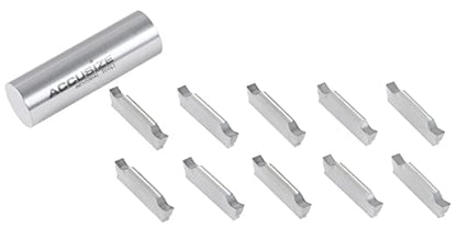 Accusize Carbide Inserts, MGGN200-LH, Cutting Aluminum, 2403-4023x10 - size: MGGN200-LH, Cutting Aluminum