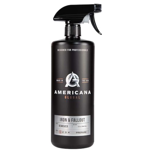 Iron Remover & Fallout Cleaner Spray (32 oz) – Removes Brake Dust, Iron Deposits, Carbon, and Fallout for Car Detailing