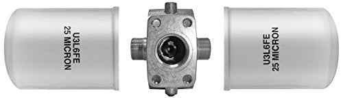 Buyers Products HFA31025 Filter Assembly, 100 GPM Return Line, 1-1/2 Inch NPT/10 Micron/25 PSI Bypass, Truck & Trailer Hydraulic System Accessories - size: 25 PSI Bypass