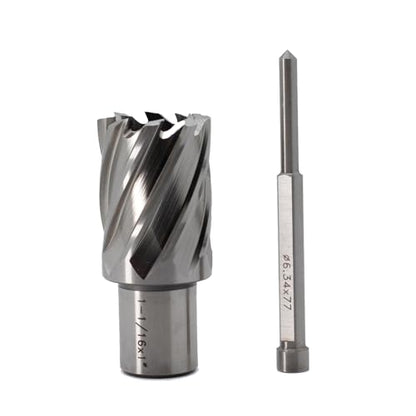 OSCARBIDE 1-1/16" x 1" HSS Annular Cutter 3/4" Weldon Shank Mag Drill Bit