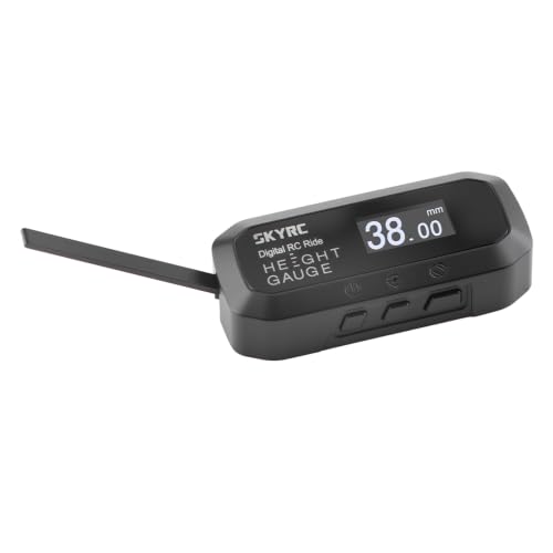 SKYRC Digital RC Ride Height Gauge, 2-38mm, 0.1mm Readout, RC Setup Tool