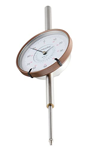 Accusize Industrial Tools Agd2 Style 0-2'' by 0.001'' Dial Indicator with A 3'' Big Face, Lug Back, P900-S090 - size: 0-2" x 0.001" with big face