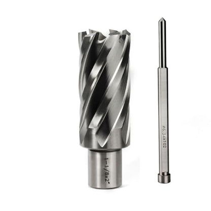 OSCARBIDE 1-1/8" x 2" HSS Annular Cutter 3/4" Weldon Shank Mag Drill Bit
