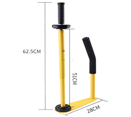 Pallet Stretch Film Packing Machine Shrink Wrap Dispenser Holder for 18 inch and 20 inch, Yellow