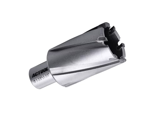 1-3/8'' Diameter x 1-3/8'' Depth of Cut Carbide Tipped TCT ANNULAR Cutter with 3/4'' Weldon Shank - size: 1-3/8'' x 1-3/8''