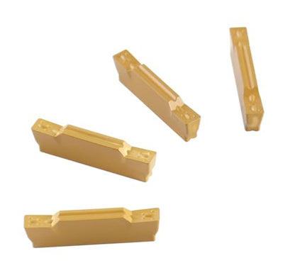 Accusize Industrial Tools Mgmn300 Tin Coated Carbide Inserts, 10 Pcs/Box, 2403-4026x10 - size: MGMN300