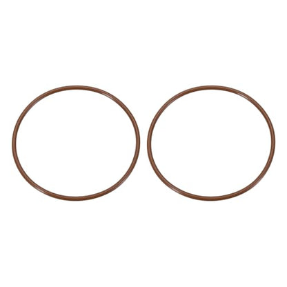 Fluorine Rubber O-Rings 3-7/8" OD, 3-5/8" ID, 1/8" Width 2PCS - size: 3-7/8" OD, 3-5/8" ID, 1/8" Width