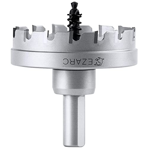 EZARC Carbide Hole Saw Heavy Duty, Hole Cutter for Stainless Steel, Sheet Metal 2-1/2" 64mm - size: 2-1/2" | 64mm, style: Single Pack